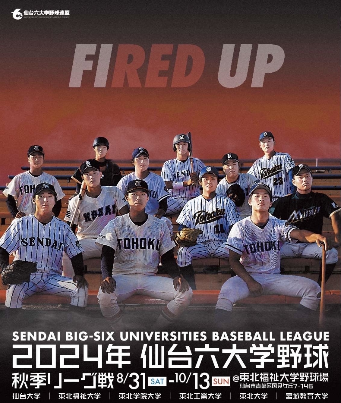 仙台大学 野球部 公式戦用 ユニフォーム 大学野球 号外WEB版